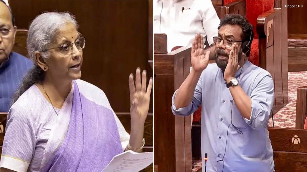 Sitharaman Rebukes CPI(M) MP John Brittas Over UPI Fee Claims in Rajya Sabha