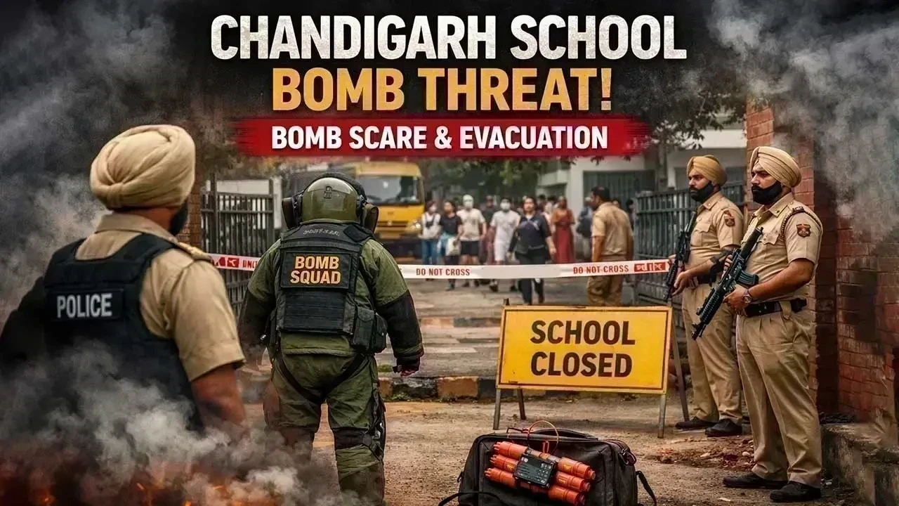 Bomb Threat Emails to Chandigarh Schools Trigger High Alert, Security Agencies Launch Massive Operation
