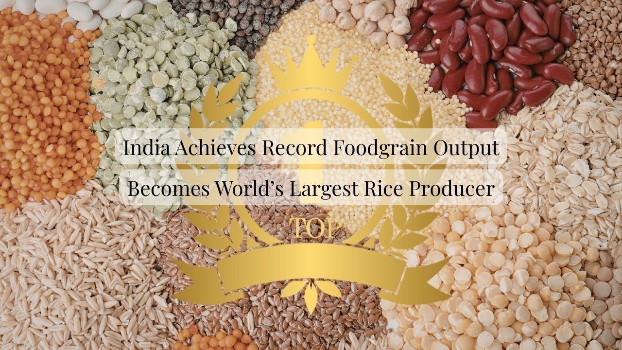 India Hits Record Foodgrain Output, Becomes World’s Top Rice Producer: President
