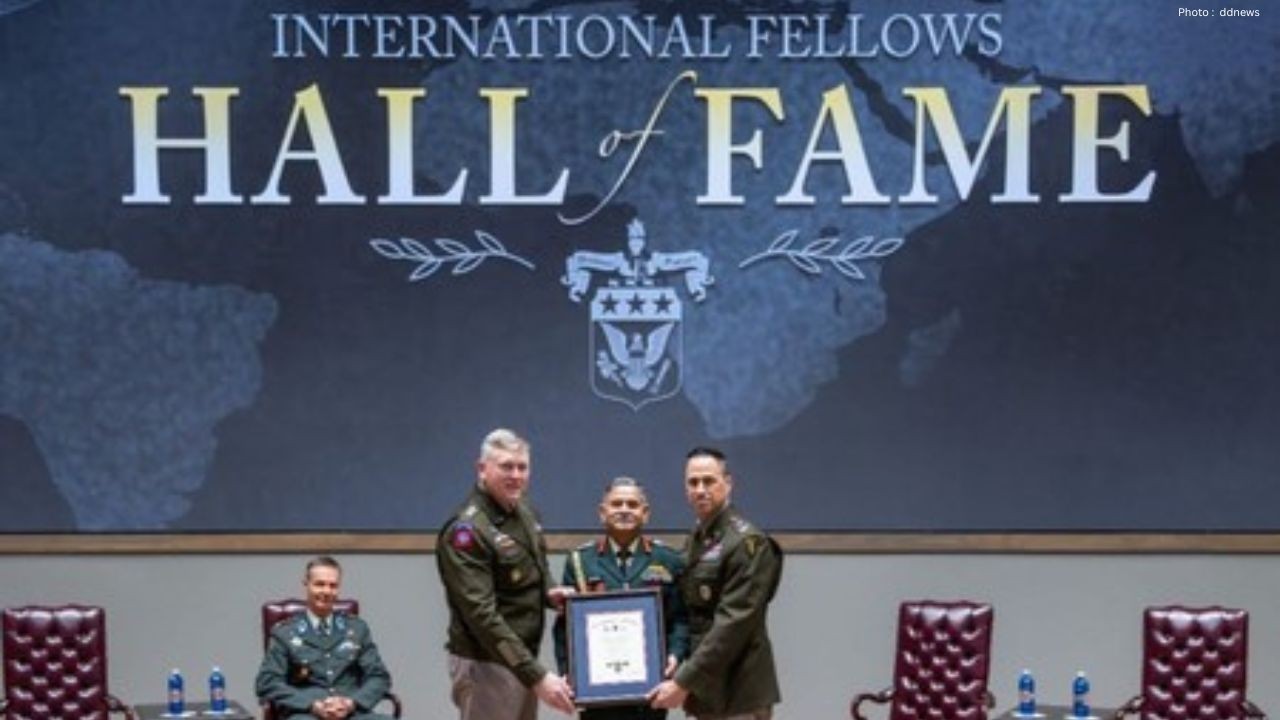 Army Chief Upendra Dwivedi Honoured in US Army War College Hall of Fame