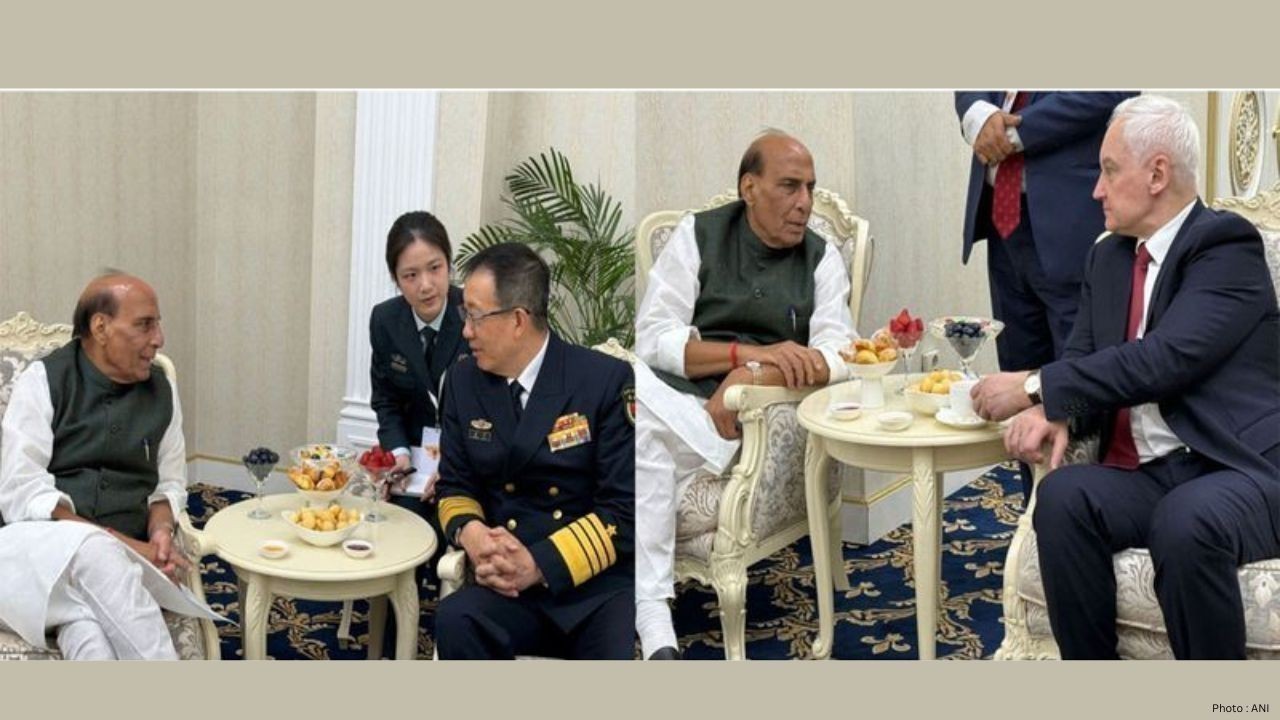Rajnath Singh Meets China Defence Minister in Bishkek, Focus on Regional Stability