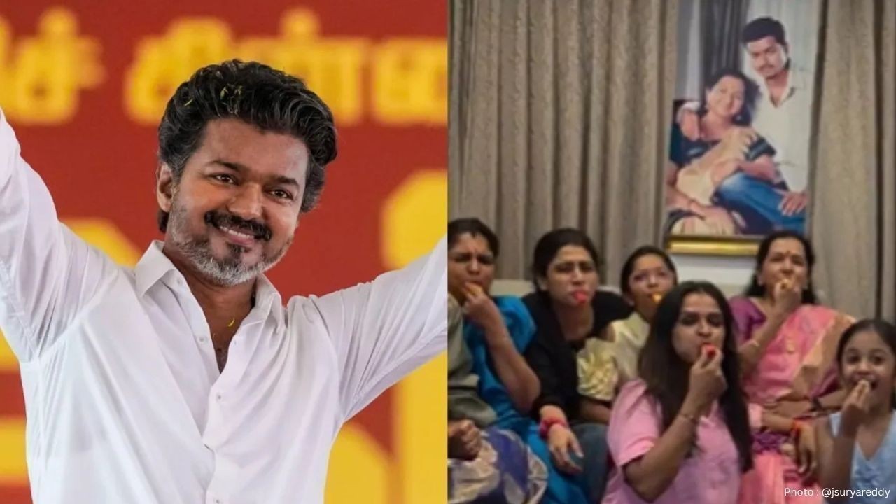 Thalapathy Vijay Celebrations: Trisha Visits Chennai Residence Amid Festive Mood