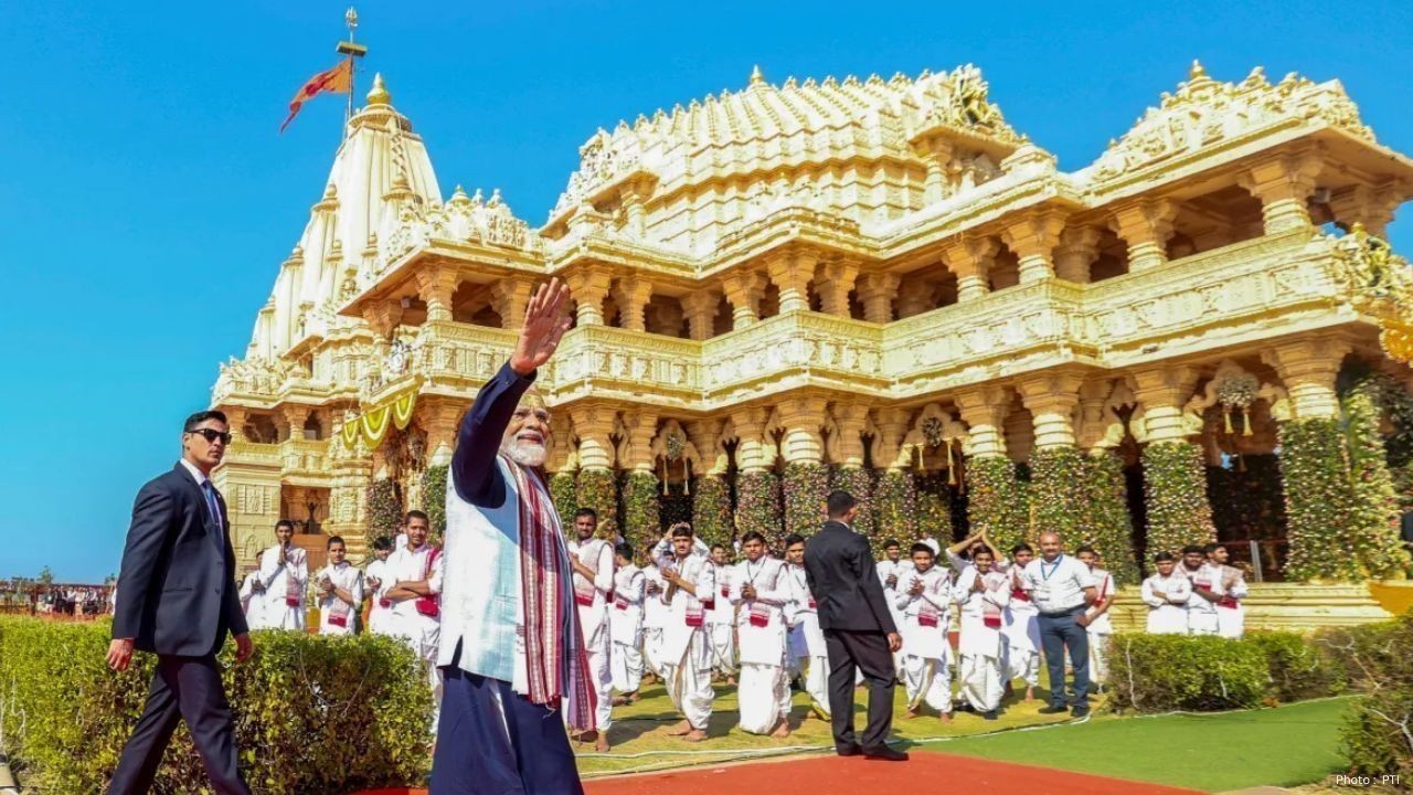 PM Modi Says Somnath Temple Reflects India’s Civilisational Strength