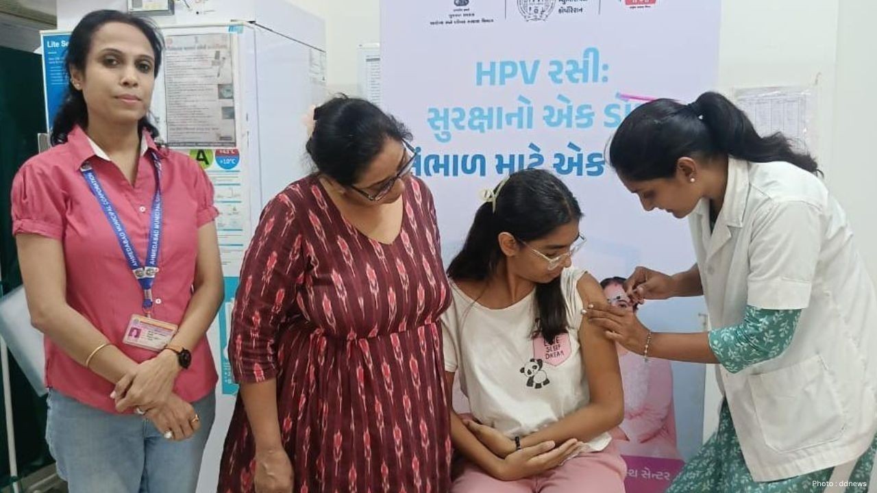 Ahmedabad HPV Vaccine Drive Reaches 65% Target