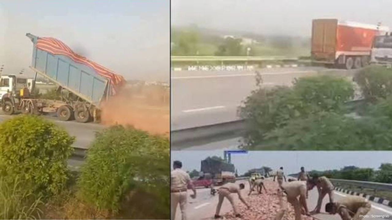 Greater Noida Dumper Driver’s Dangerous Escape Attempt Raises Road Safety Concerns