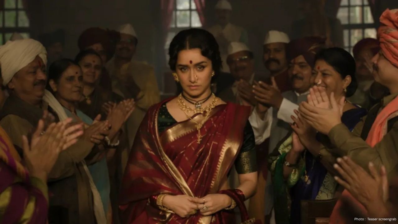 Shraddha Kapoor’s ‘Eetha’ Teaser Brings Lavani Legend Vithabai to the Big Screen
