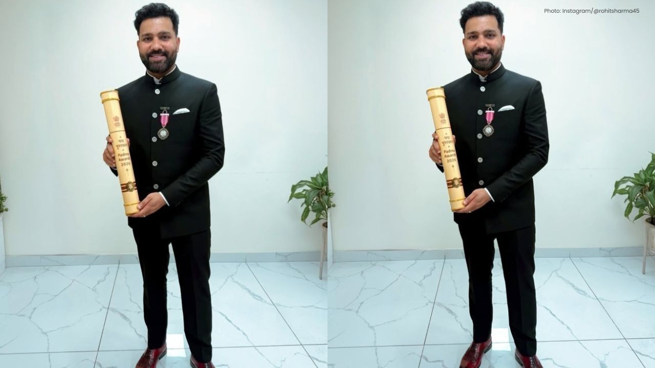Rohit Sharma Receives Padma Shri, Adds Another Milestone to His Glorious Cricket Journey