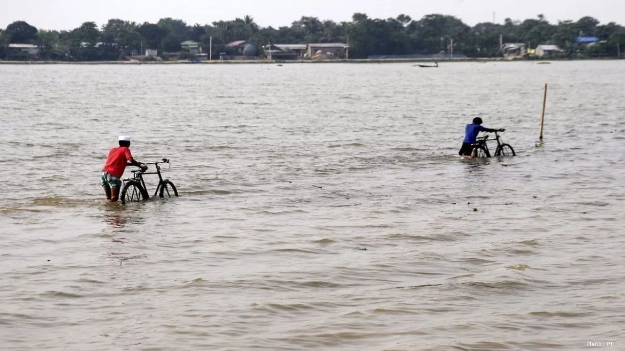 Assam Floods Affect Over 22,000 People, Train Services Suspended After Railway Bridge Damage