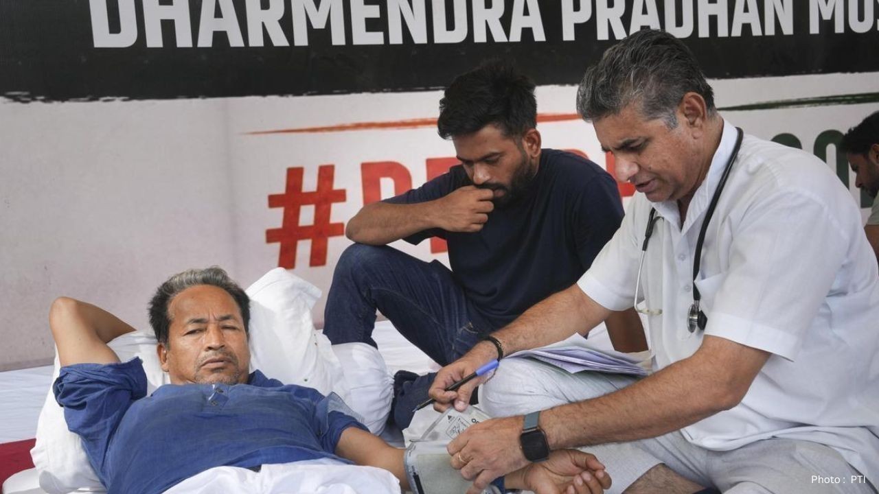 Sonam Wangchuk's Health Deteriorates on Day 7 of Hunger Strike as CJP Intensifies Demand for Dharmendra Pradhan's Resignation