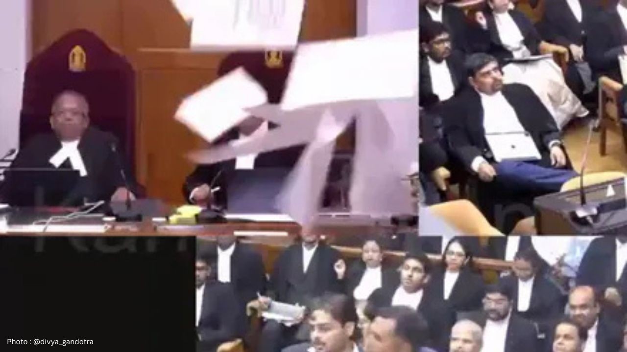 Man Detained After Disrupting Supreme Court Proceedings and Abusing CJI