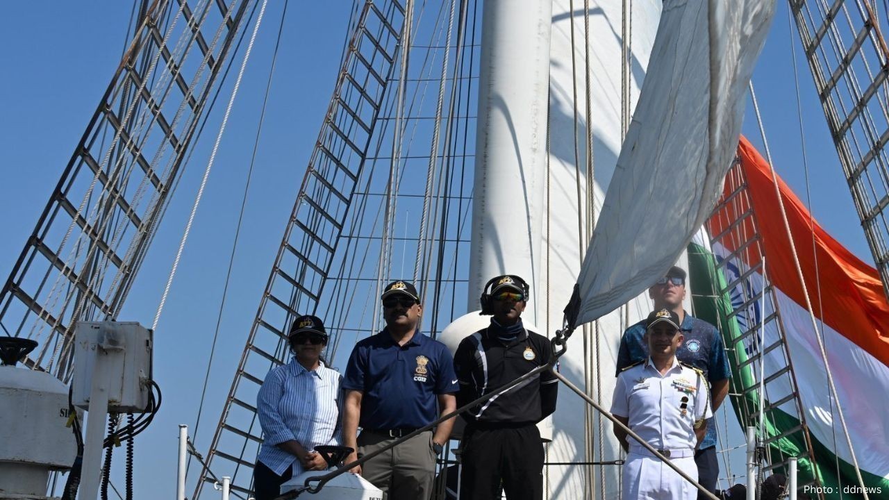 INS Sudarshini Showcases India's Maritime Heritage at Sail Boston 2026
