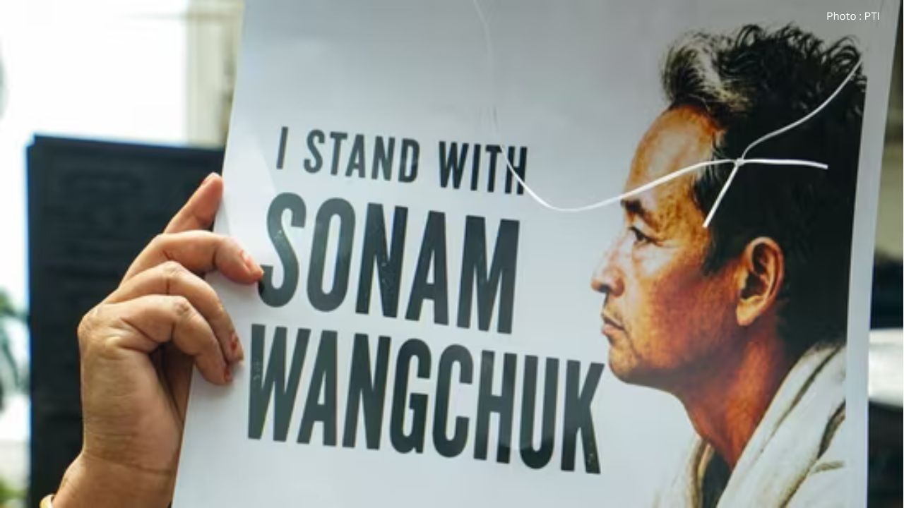 Two Held in Guwahati for Allegedly Painting Sonam Wangchuk Murals on Public Walls