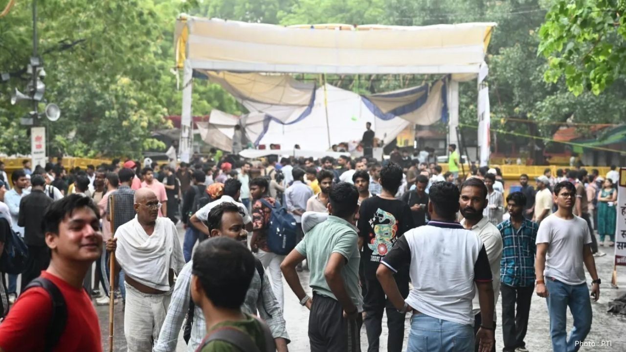 NEET Paper Leak Protest Enters Day 32 as Security Tightened Across Delhi