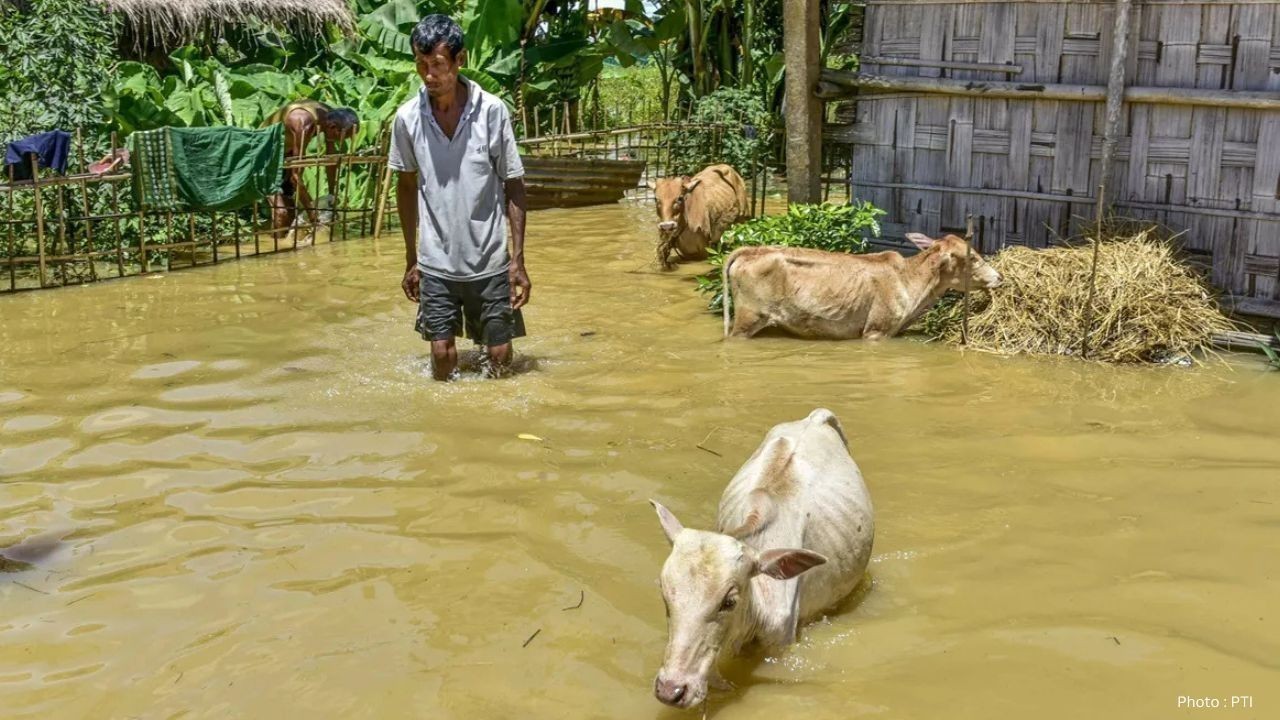 Assam Floods Kill 10 in 24 Hours, Over 6.53 Lakh People Affected Across 11 Districts