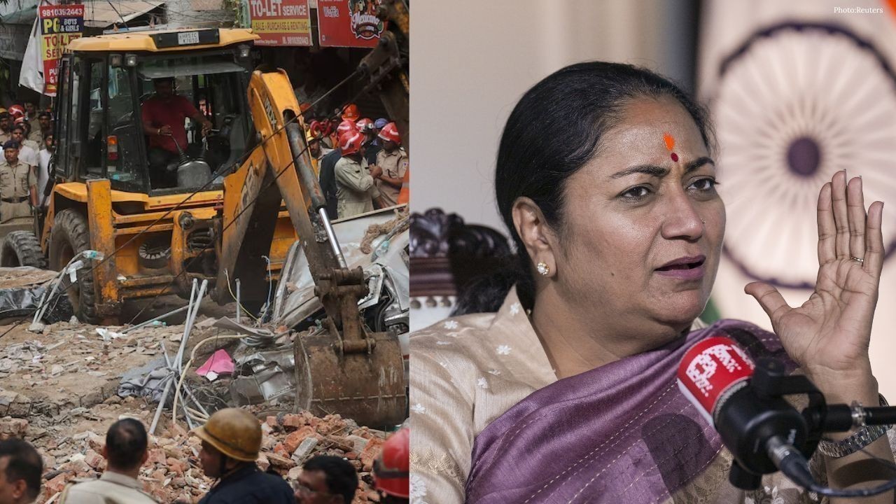 Delhi Building Collapse: Rekha Gupta Visits AIIMS, Announces Aid