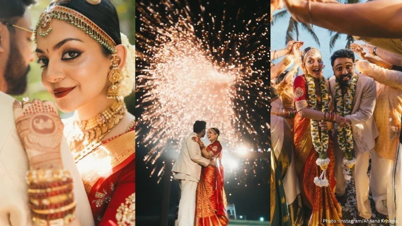 Ahaana Krishna Marries Longtime Boyfriend Nimish Ravi
