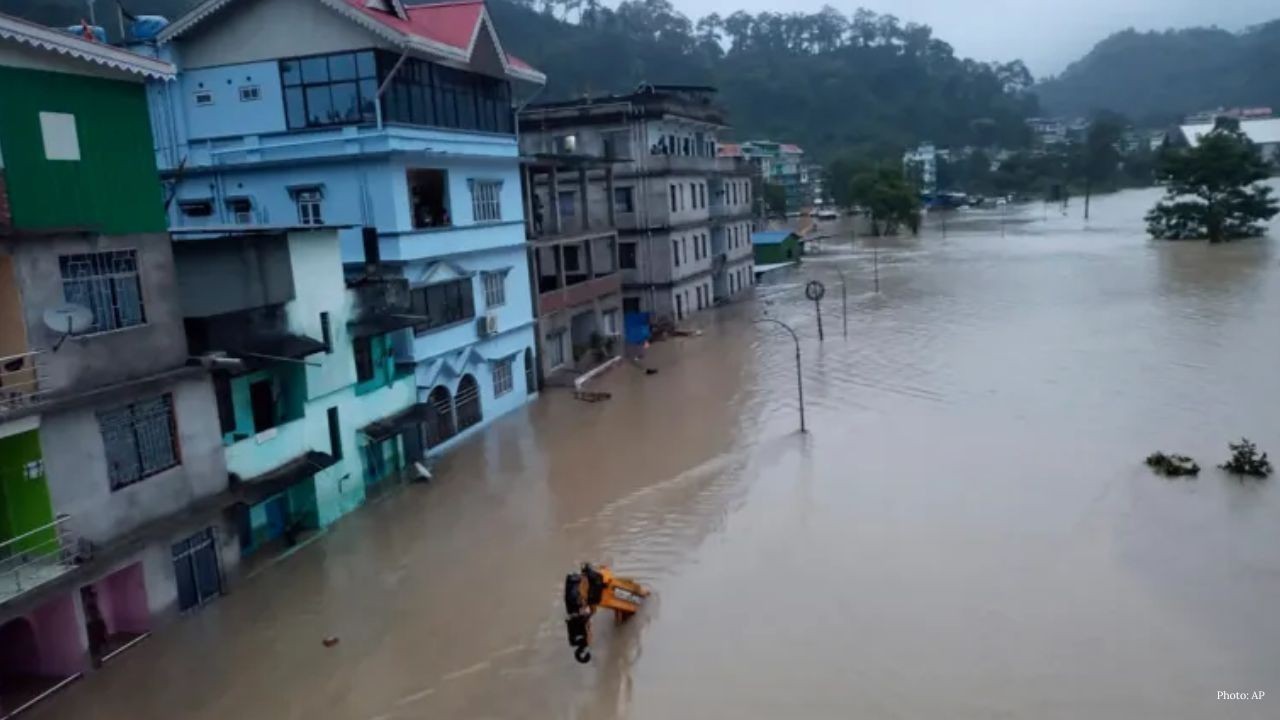 Sikkim Landslide Hits Rimbi Village, Over 30 Homes Affected After Heavy Rain