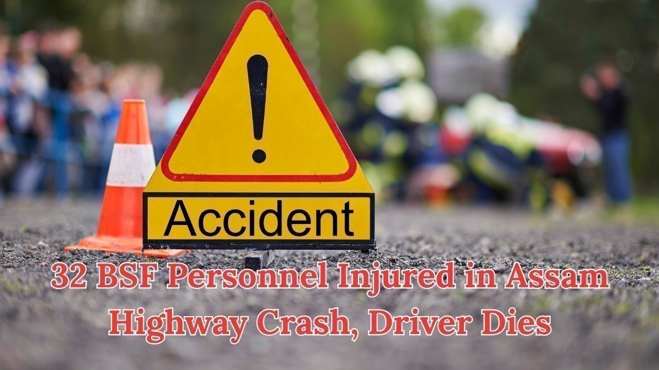 32 BSF Personnel Injured in Assam Highway Crash, Driver Dies